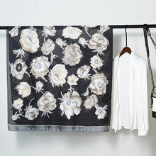 Load image into Gallery viewer, Floral Elegant Silk Feeling Scarf
