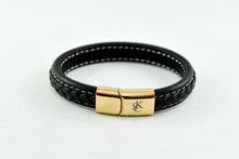 Load image into Gallery viewer, Vienna Leather Braided Bracelet - BR19002
