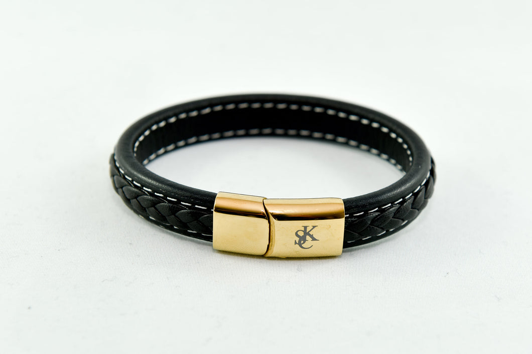 Vienna Leather Braided Bracelet - BR19002