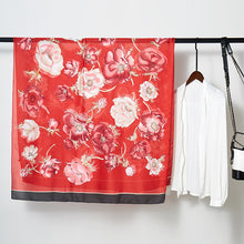 Load image into Gallery viewer, Floral Elegant Silk Feeling Scarf
